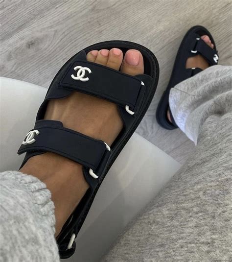 replica chanel slides|the real chanel dad sandals.